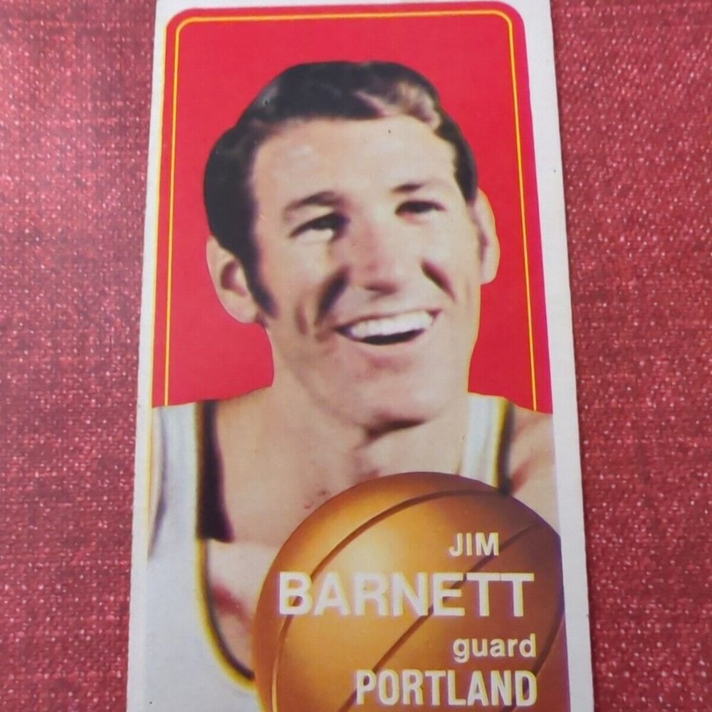 1970/71 Topps TALL CARD #142 Jim Barnett Portland Guard